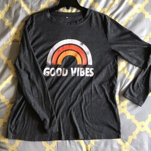 “Good Vibes” long sleeved T-shirt